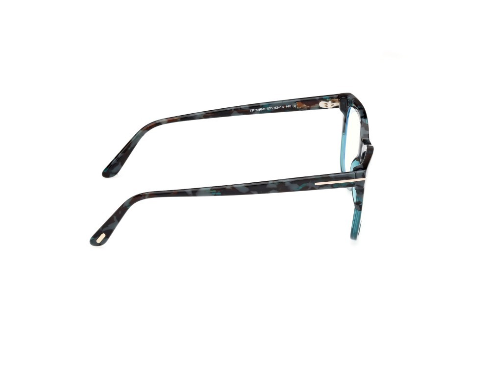 Eyeglasses Tom Ford FT5986-B (055)  color avana sfumato shape square 