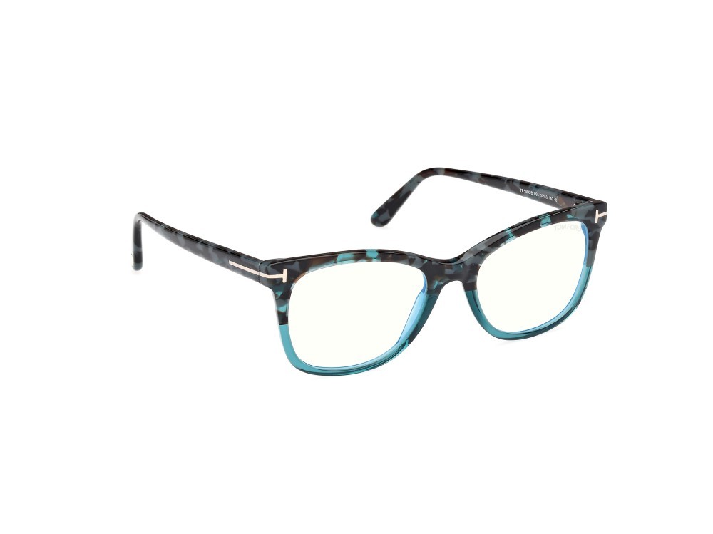 Eyeglasses Tom Ford FT5986-B (055)  color avana sfumato shape square 