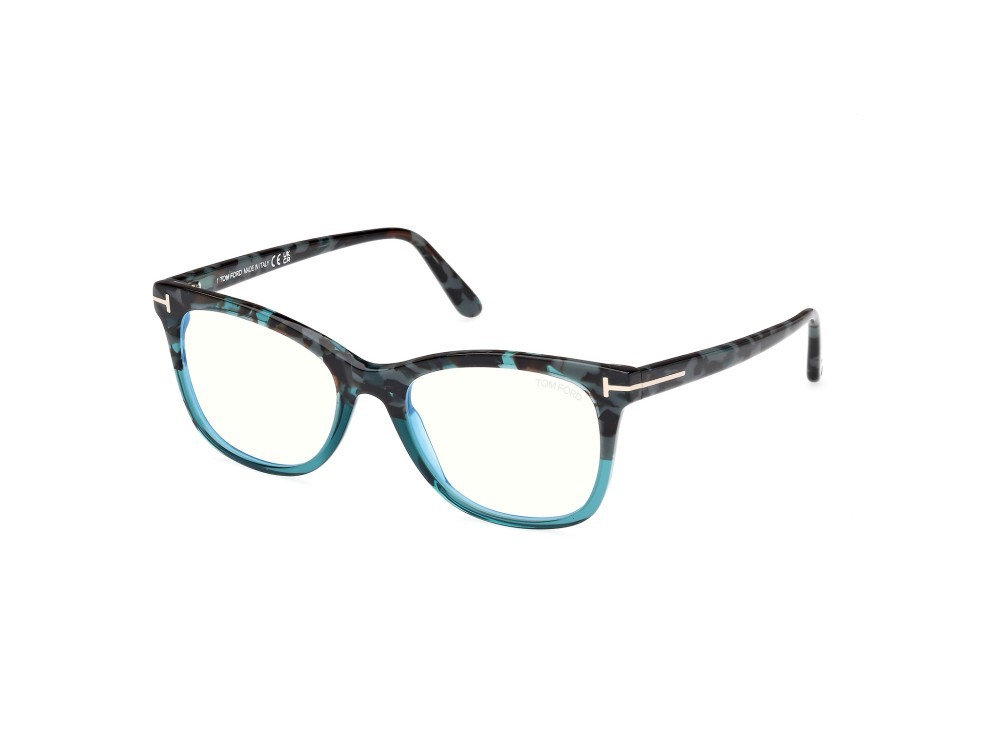 Eyeglasses Tom Ford FT5986-B (055)  color avana sfumato shape square 