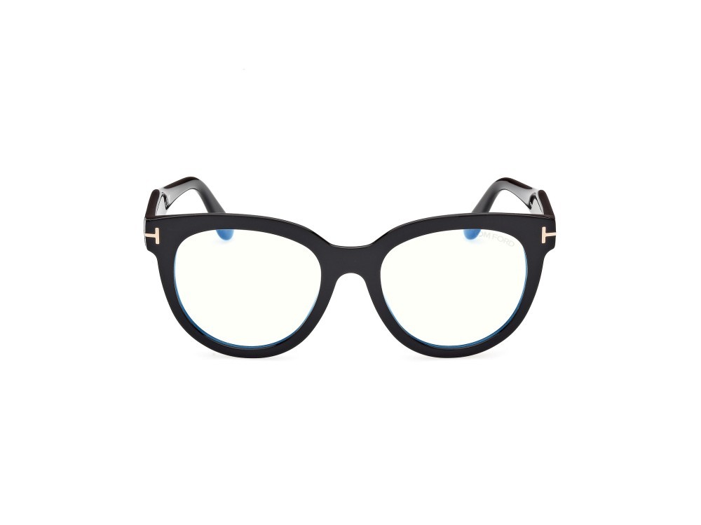 Eyeglasses Tom Ford FT5987-B (001)  color nero lucido shape butterfly 