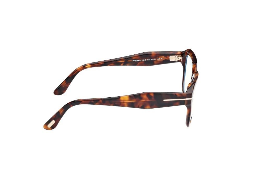 Brillen Tom Ford FT5988-B (052)  farbe avana scura form quadratisch 