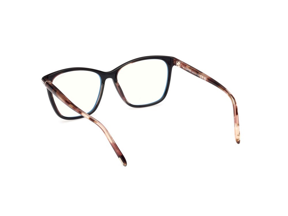 Eyeglasses Tom Ford FT5989-B (005)  color nero - avana shape square 