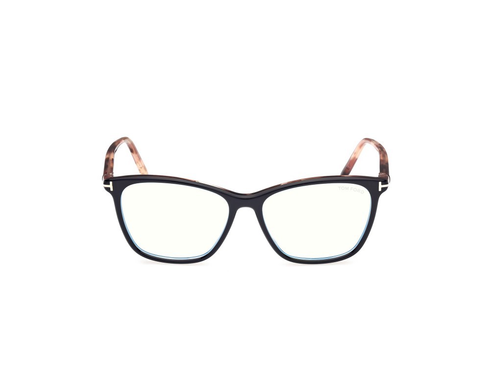 Eyeglasses Tom Ford FT5989-B (005)  color nero - avana shape square 