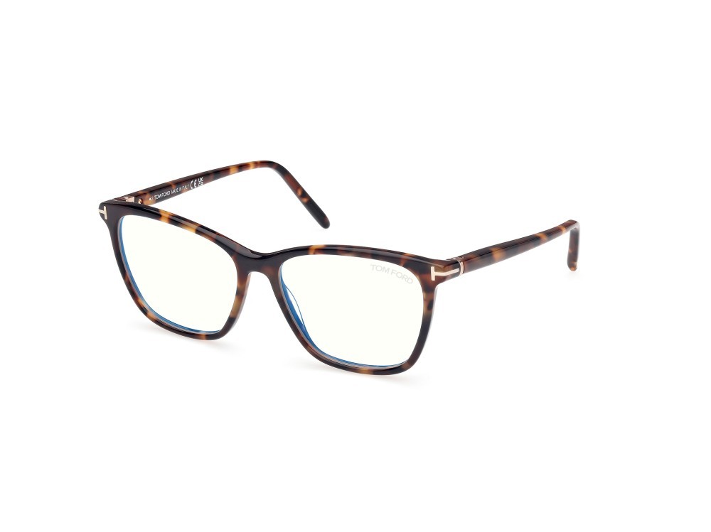 Eyeglasses Tom Ford FT5989-B (052)  color avana scura shape square 