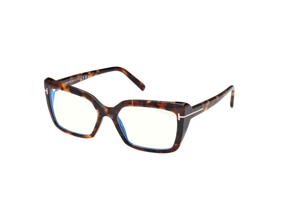 Eyeglasses Tom Ford FT5991-B (052)  color avana scura shape rectangle 