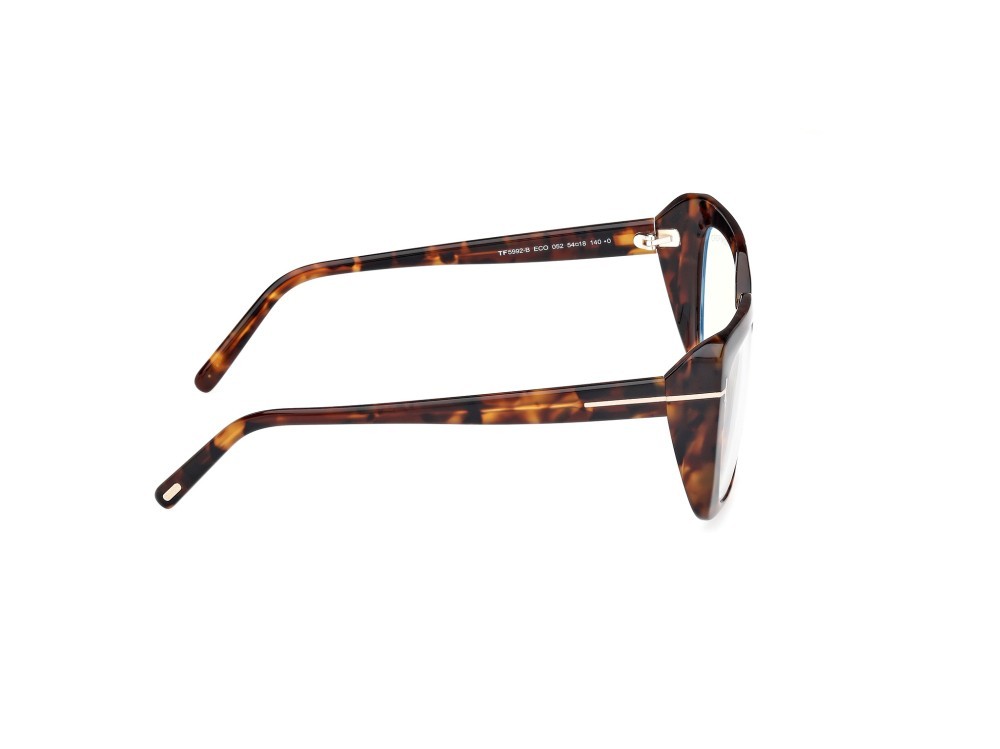 Eyeglasses Tom Ford FT5992-B (052)  color avana scura shape square 