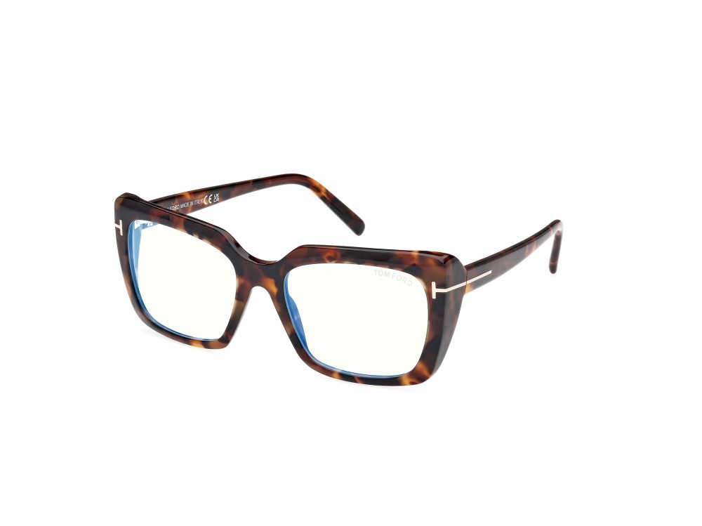 Eyeglasses Tom Ford FT5992-B (052)  color avana scura shape square 