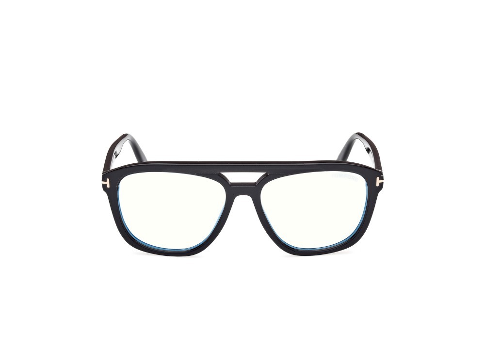 Occhiali da vista Tom Ford FT6024-B (001) colore nero lucido forma navigator 