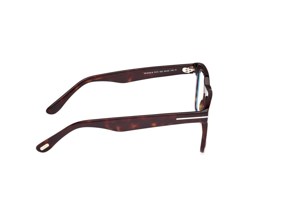 Occhiali da vista Tom Ford FT6025-B (052) colore avana scura forma quadrato 