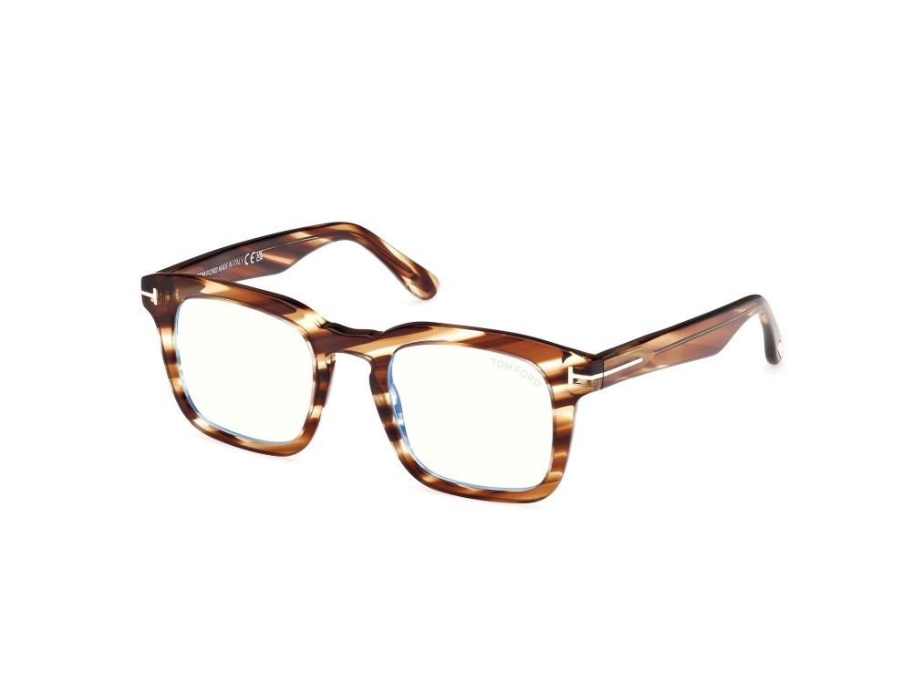 Occhiali da vista Tom Ford FT6025-B (053) colore avana bionda forma quadrato 