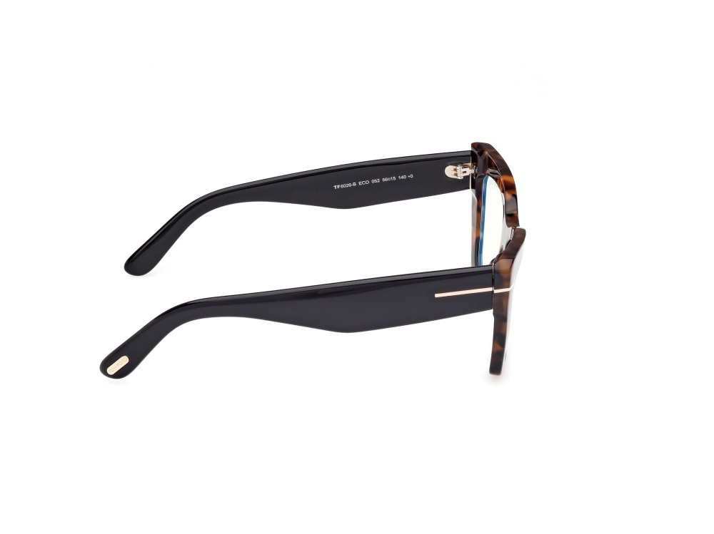 Brillen Tom Ford FT6026-B (052) farbe avana scura form cat-eye 
