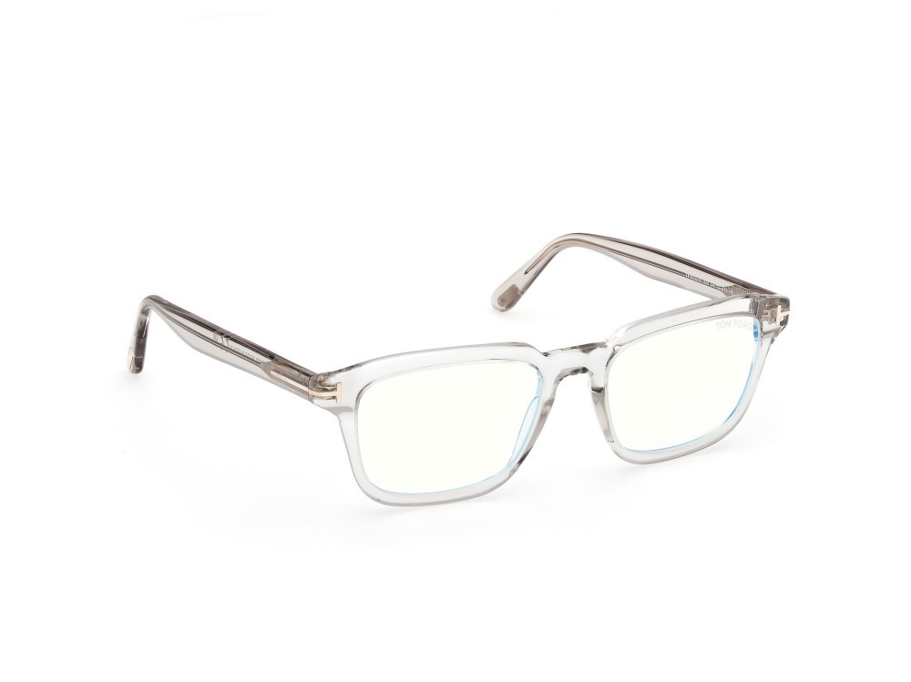 Occhiali da vista Tom Ford FT6032-B (020) colore grigio lucido  forma rettangolare 