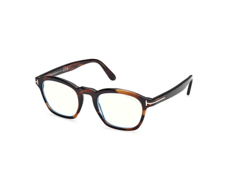 Occhiali da vista Tom Ford FT6033-B (056) colore avana colorata forma rotondo 