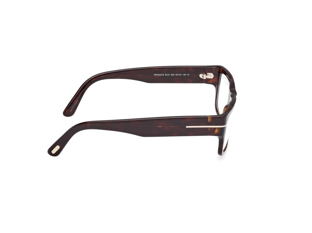 Occhiali da vista Tom Ford FT6034-B (052) colore avana scura forma rettangolare 