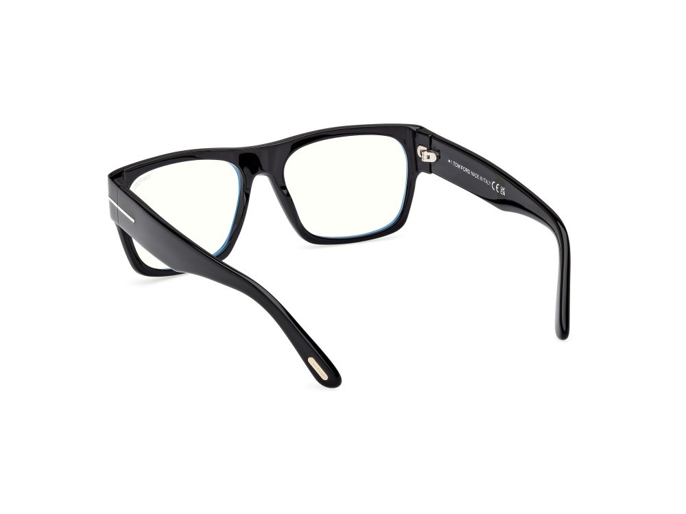 Occhiali da vista Tom Ford FT6035-B (001) colore nero lucido  forma rettangolare 