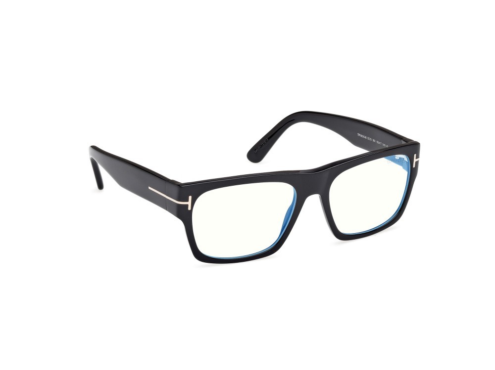Occhiali da vista Tom Ford FT6035-B (001) colore nero lucido  forma rettangolare 