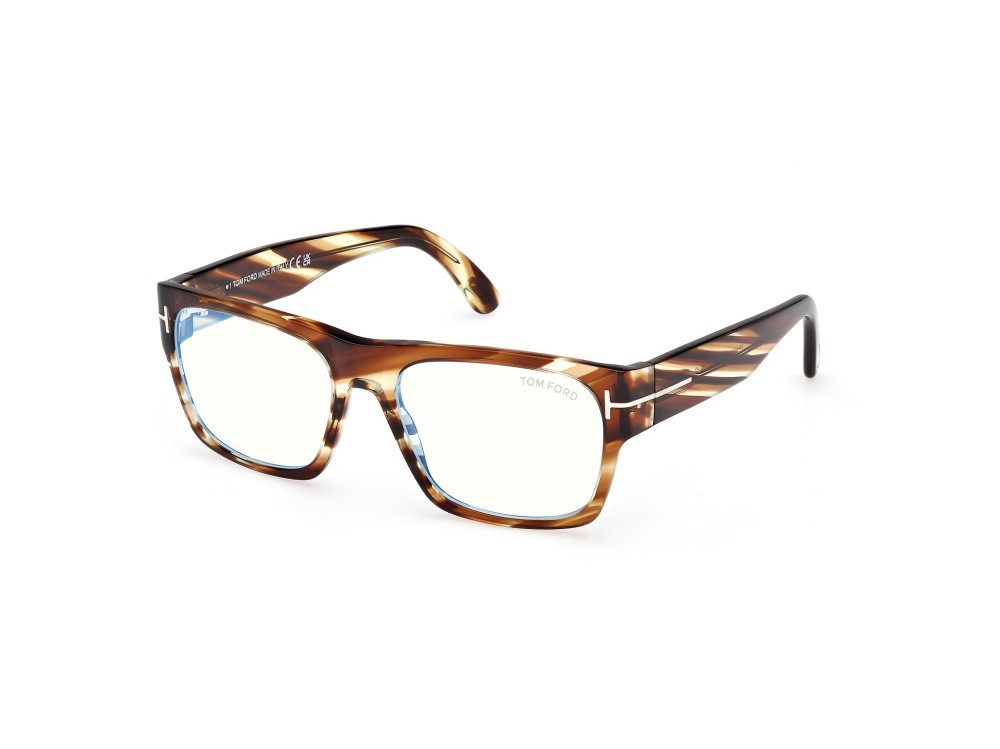 Brillen Tom Ford FT6035-B (055) farbe avana colorata form rechteckig 