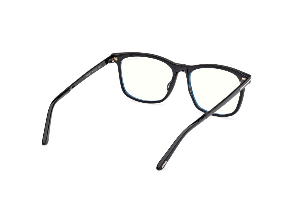 Occhiali da vista Tom Ford FT6038-B (001) colore nero lucido forma quadrato 