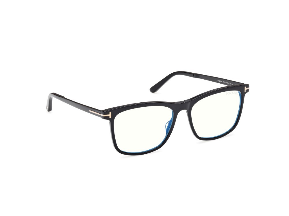 Occhiali da vista Tom Ford FT6038-B (001) colore nero lucido forma quadrato 