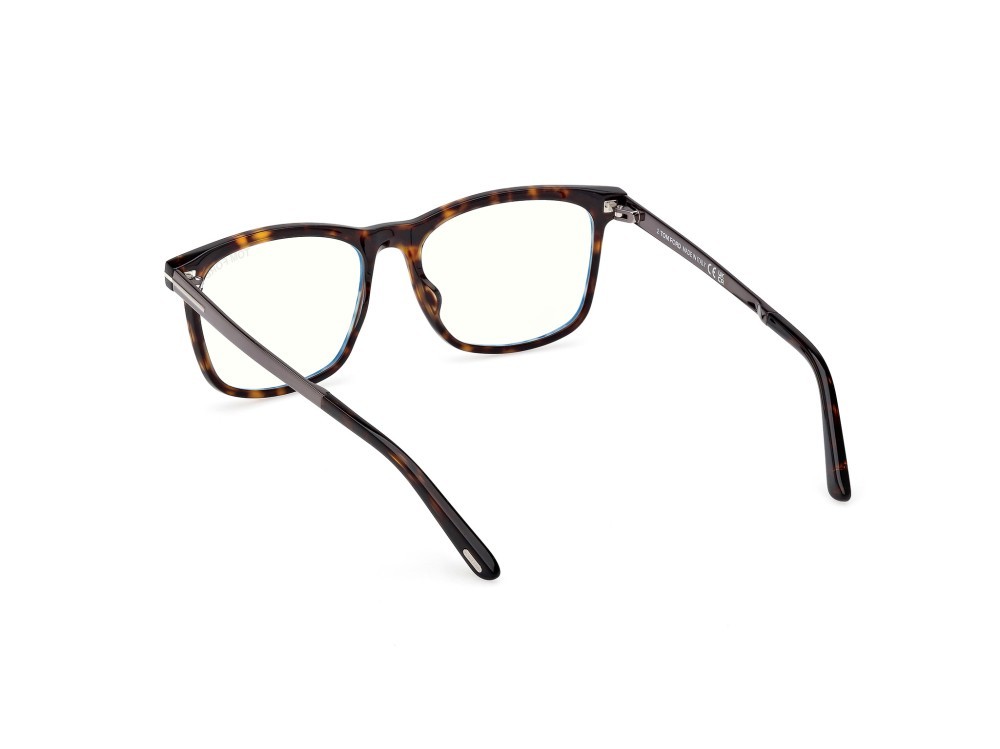 Occhiali da vista Tom Ford FT6038-B (052) colore avana scura forma quadrato 