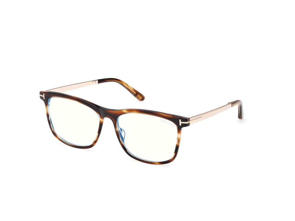 Occhiali da vista Tom Ford FT6038-B (055) colore avana colorata forma quadrato 