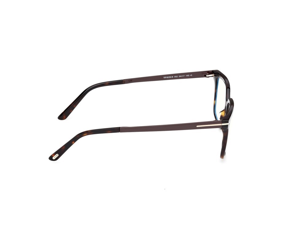Occhiali da vista Tom Ford FT6039-B (052) colore avana scura forma rettangolare 
