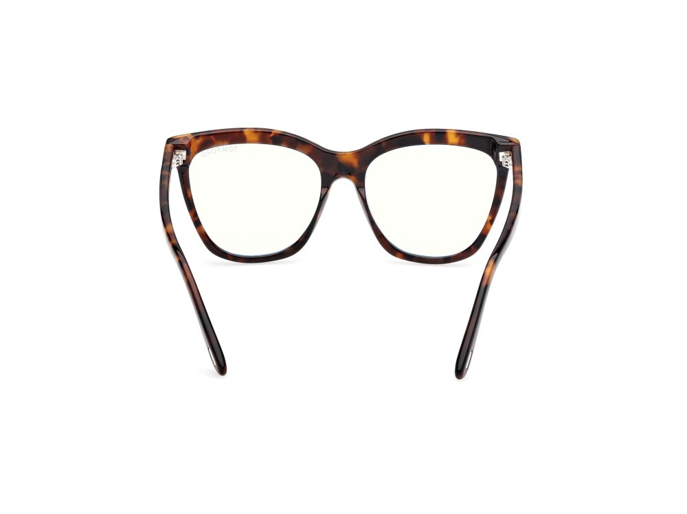 Eyeglasses Tom Ford FT6042-B (052) color avana scura shape butterfly 