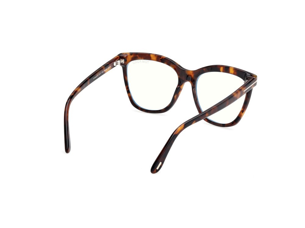 Eyeglasses Tom Ford FT6042-B (052) color avana scura shape butterfly 