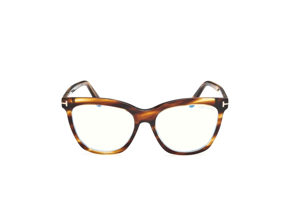 Brillen Tom Ford FT6042-B (055) farbe avana colorata  form schmetterling 