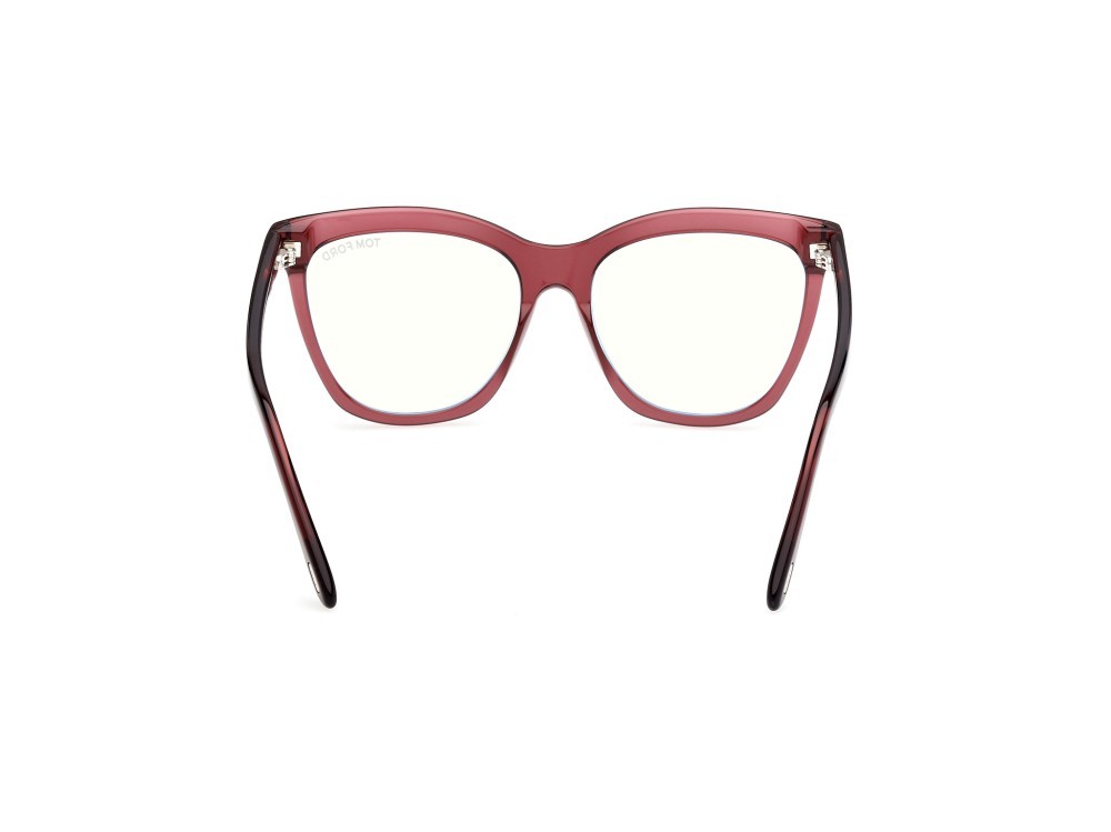 Occhiali da vista Tom Ford FT6042-B (069) colore bordeaux lucido forma farfalla 