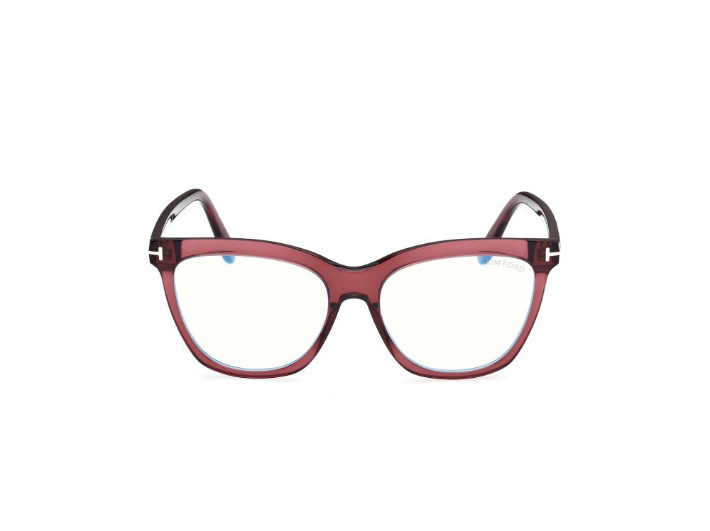 Occhiali da vista Tom Ford FT6042-B (069) colore bordeaux lucido forma farfalla 