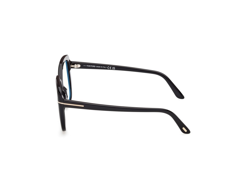 Eyeglasses Tom Ford FT6043-B (001) color nero lucido shape square 