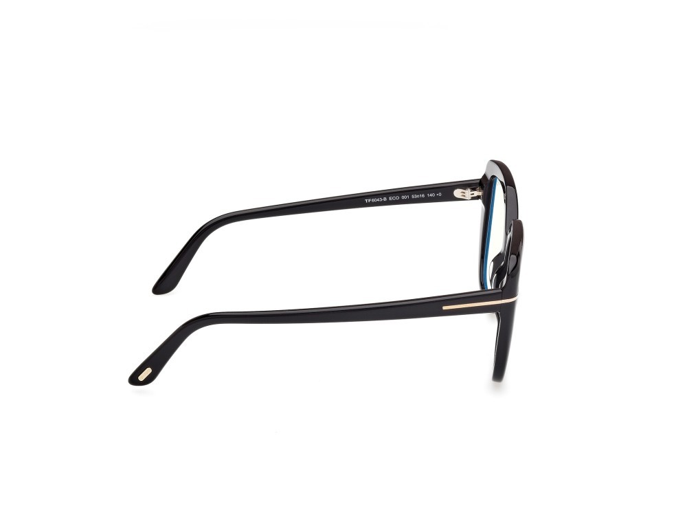 Eyeglasses Tom Ford FT6043-B (001) color nero lucido shape square 
