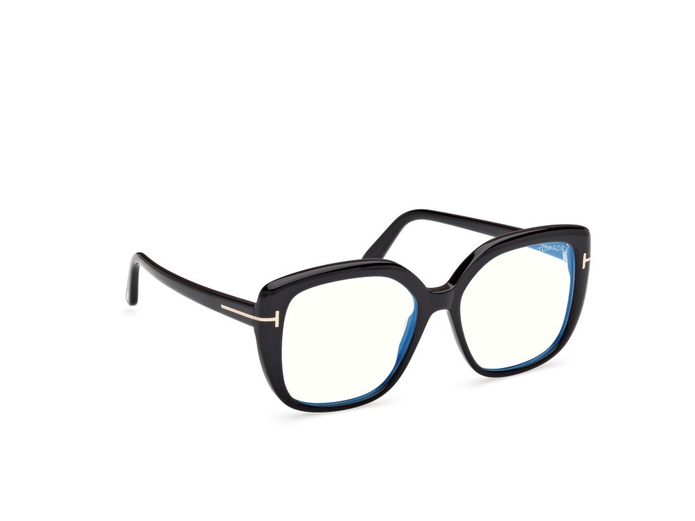 Eyeglasses Tom Ford FT6043-B (001) color nero lucido shape square 