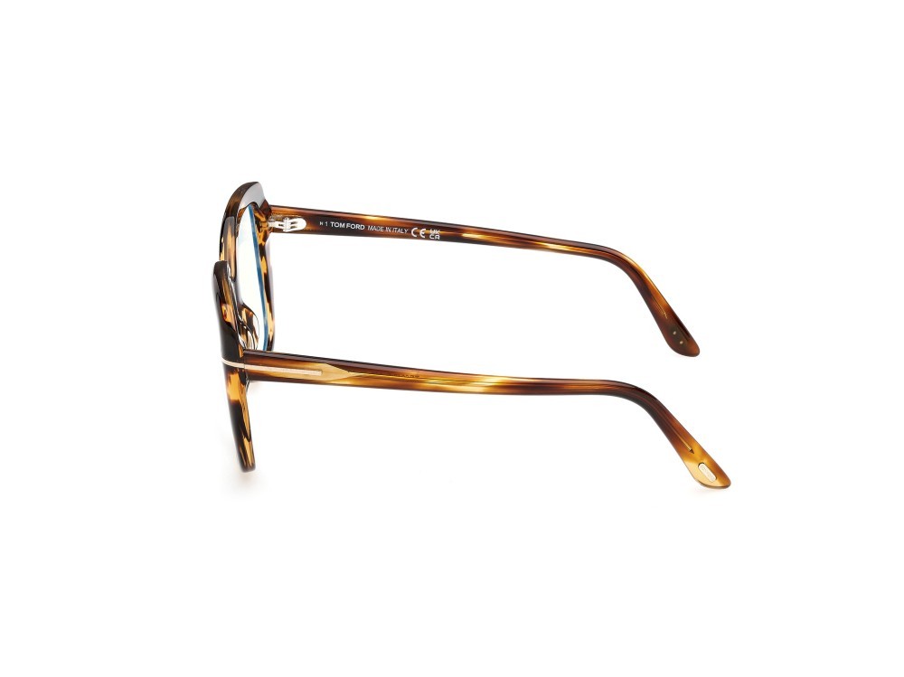 Occhiali da vista Tom Ford FT6043-B (055) colore avana colorata forma quadrato 
