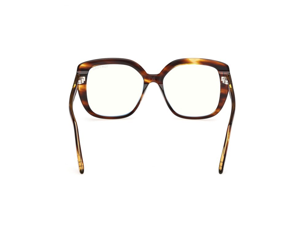 Occhiali da vista Tom Ford FT6043-B (055) colore avana colorata forma quadrato 