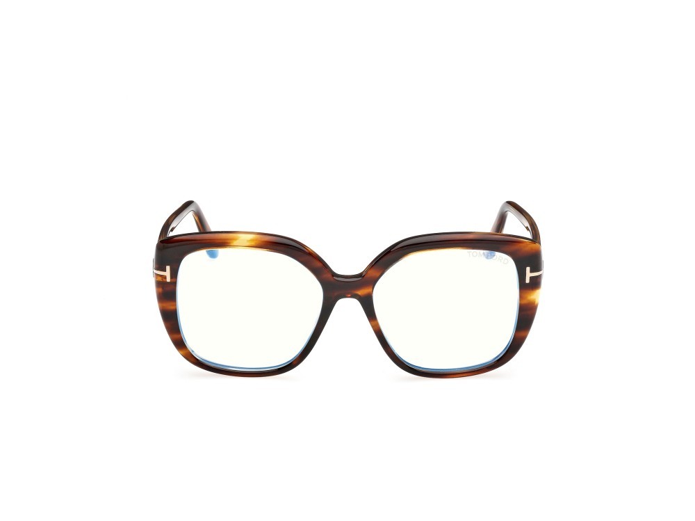 Occhiali da vista Tom Ford FT6043-B (055) colore avana colorata forma quadrato 