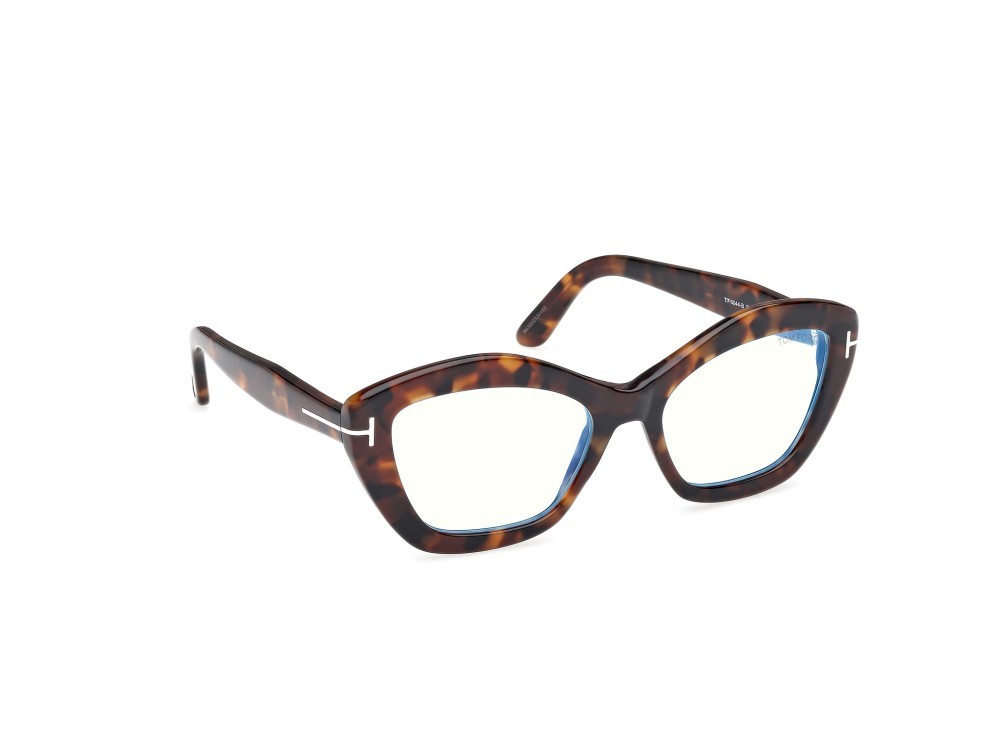 Occhiali da vista Tom Ford FT6044-B (052) colore avana scura forma geometrico 