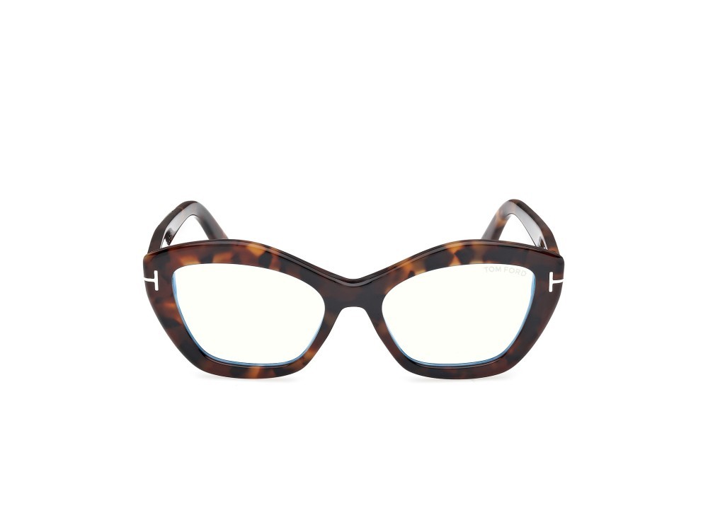 Occhiali da vista Tom Ford FT6044-B (052) colore avana scura forma geometrico 