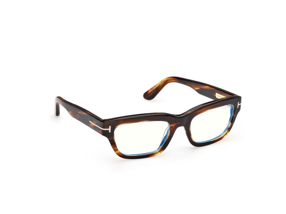 Eyeglasses Tom Ford FT6045-B (055) color avana colorata shape rectangle 