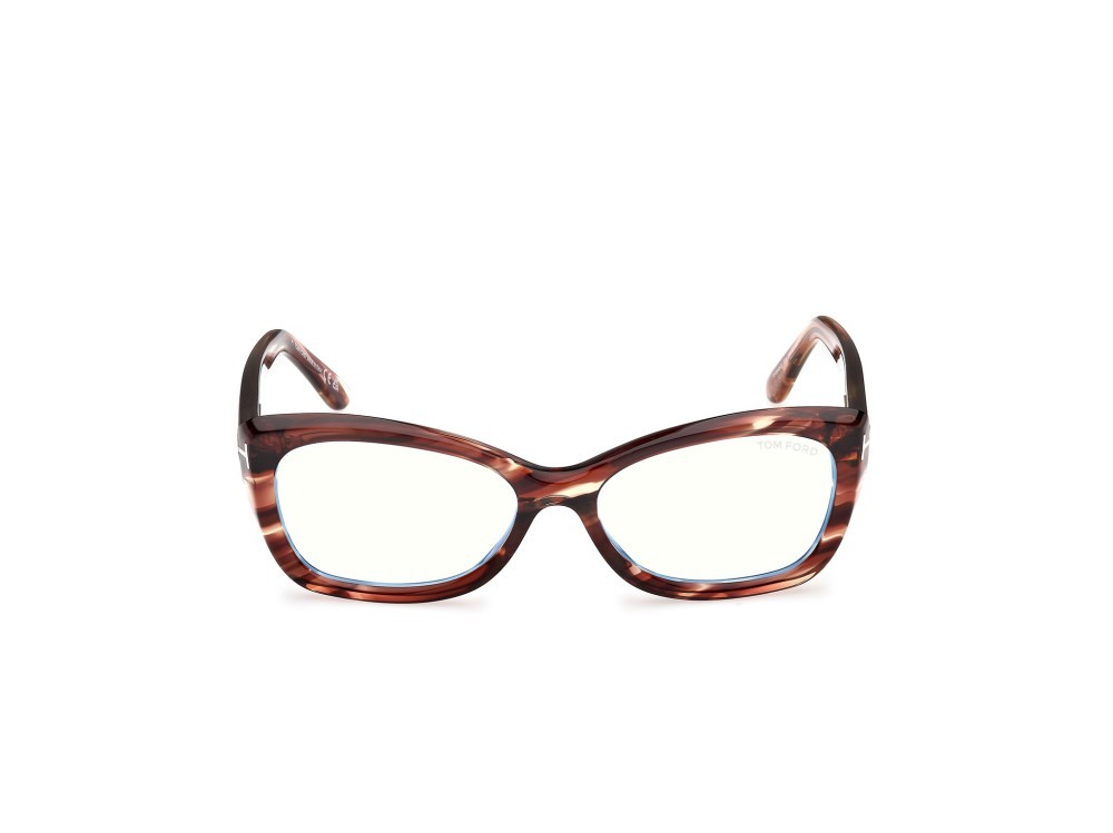 Brillen Tom Ford FT6046-B (055) farbe avana colorata form rechteckig 