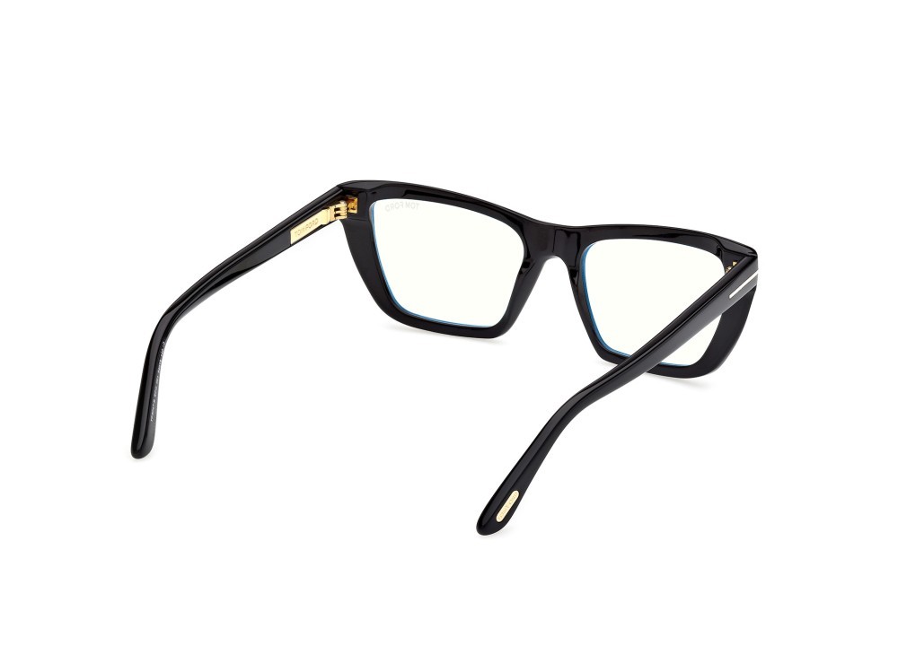 Eyeglasses Tom Ford FT6047-B (001) color  nero lucido shape cat eye 