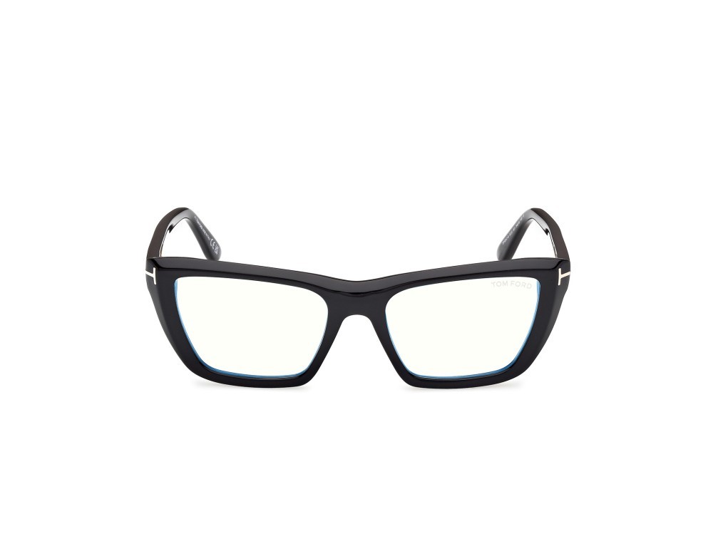 Eyeglasses Tom Ford FT6047-B (001) color  nero lucido shape cat eye 