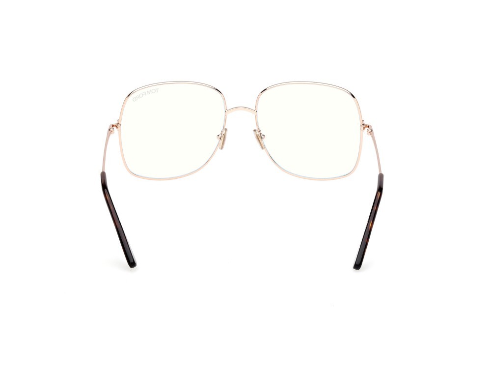 Eyeglasses Tom Ford FT6048-B (028) color oro rosé lucido  shape square 