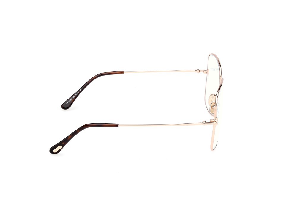 Eyeglasses Tom Ford FT6048-B (028) color oro rosé lucido  shape square 