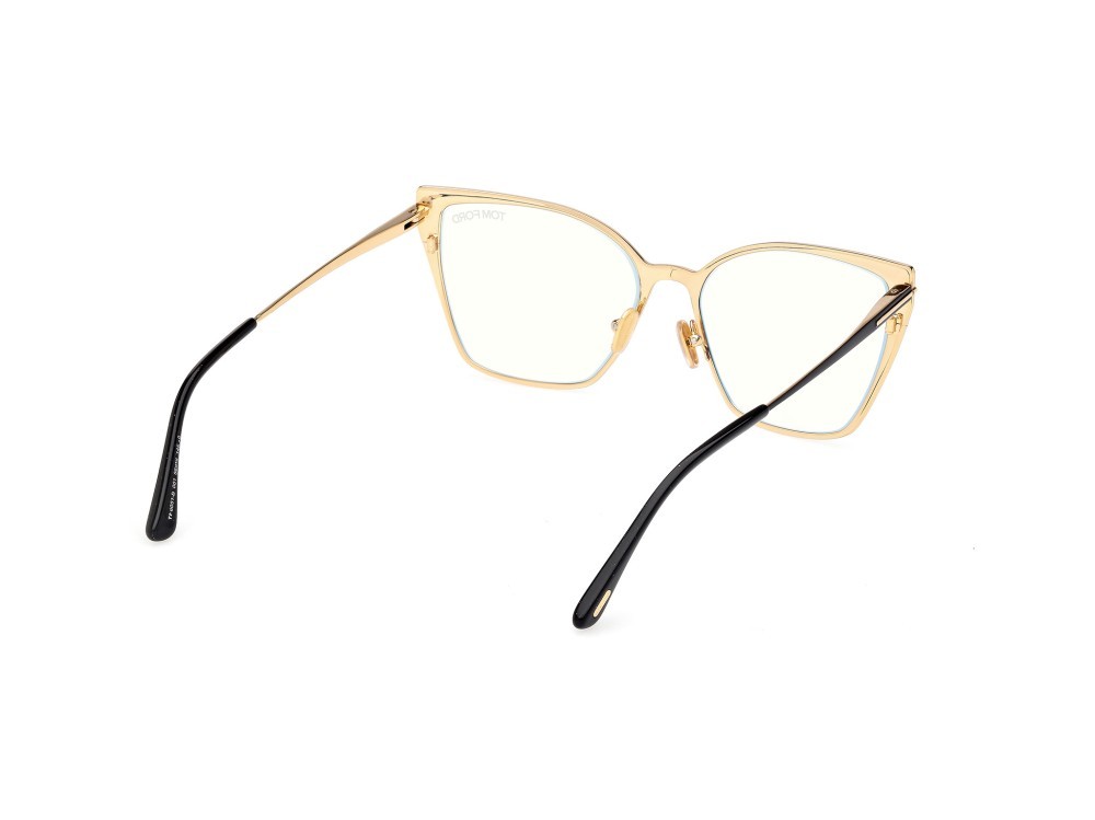 Eyeglasses Tom Ford FT6051-B (001) color nero lucido  shape butterfly 