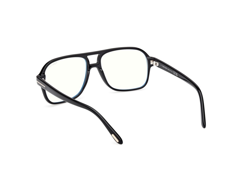 Occhiali da vista Tom Ford FT6058-B (001) colore nero lucido forma navigator 