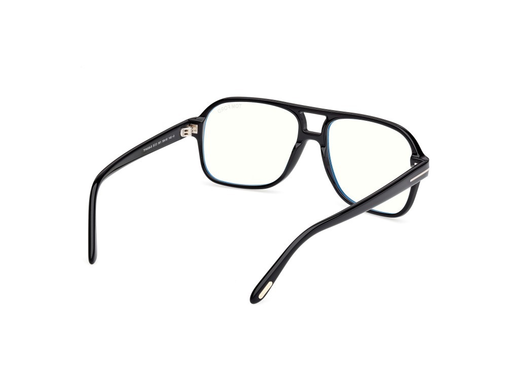 Occhiali da vista Tom Ford FT6058-B (001) colore nero lucido forma navigator 