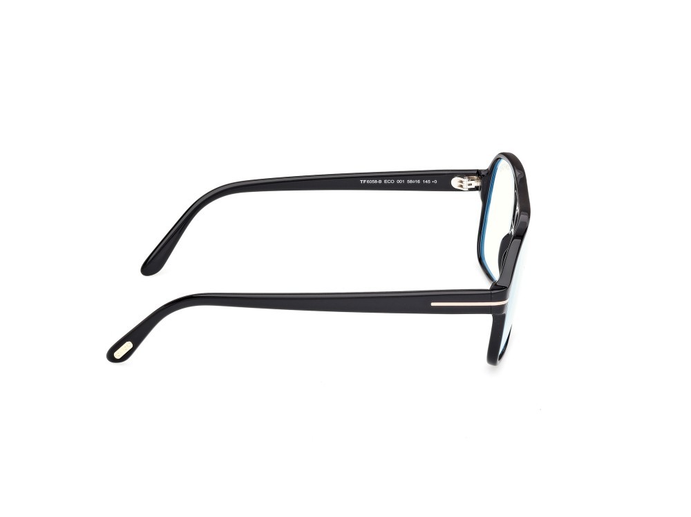 Occhiali da vista Tom Ford FT6058-B (001) colore nero lucido forma navigator 