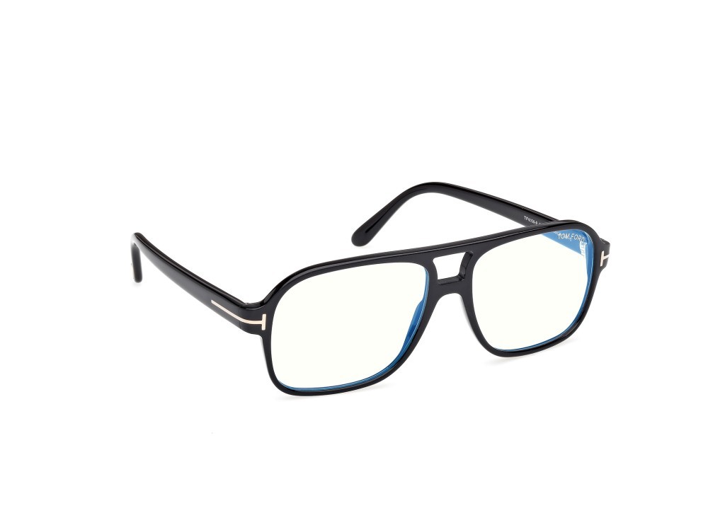 Occhiali da vista Tom Ford FT6058-B (001) colore nero lucido forma navigator 